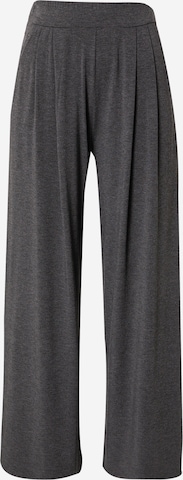 Max Mara Leisure Zvonové kalhoty Kalhoty se sklady v pase 'GEORGE' – šedá: přední strana