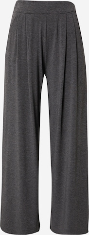 Max Mara Leisure - Pierna ancha Pantalón plisado 'GEORGE' en gris: frente