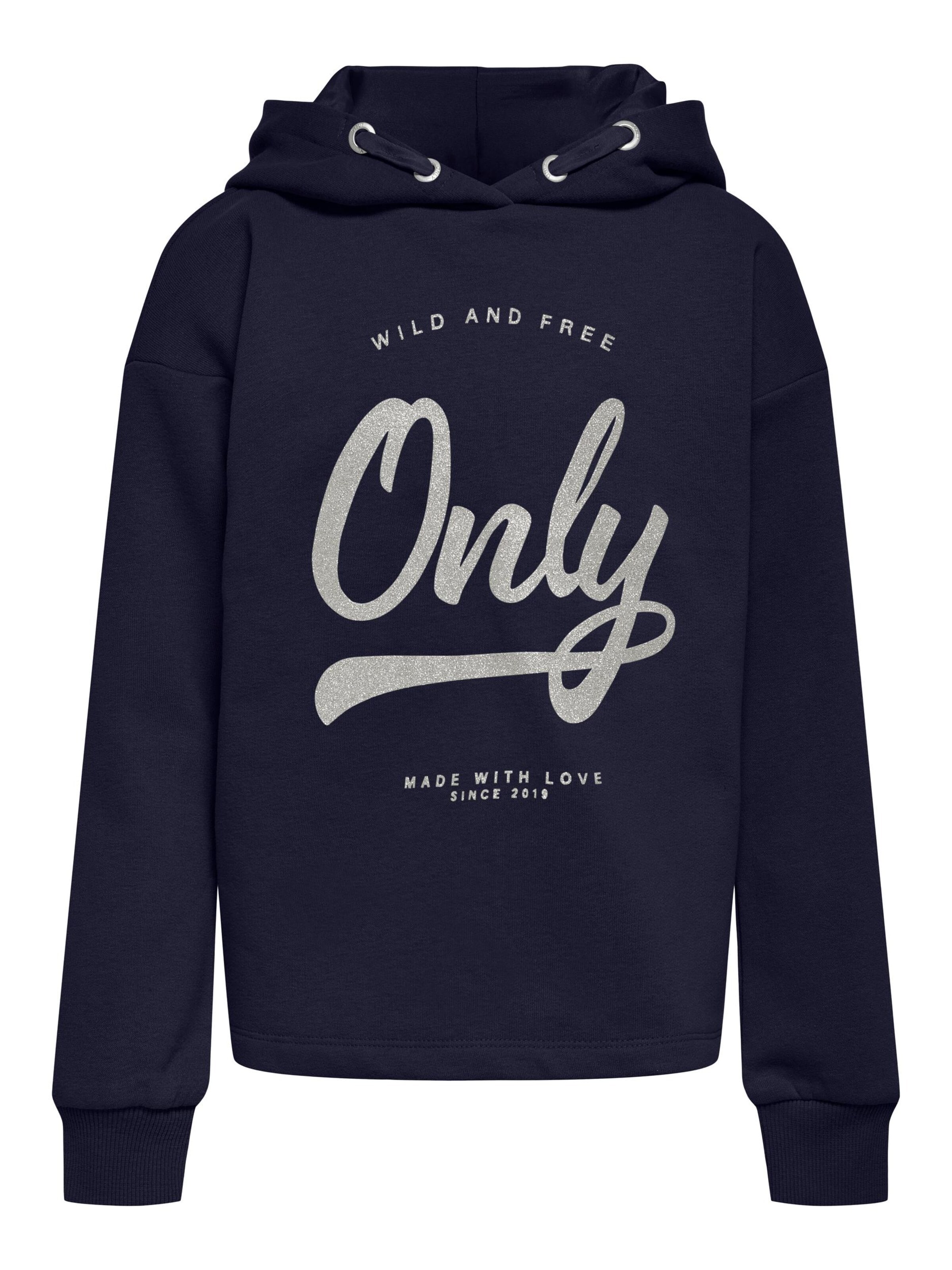 ONLY Sweat-shirt en 122-128 en bleu ciel, Vue avec produit