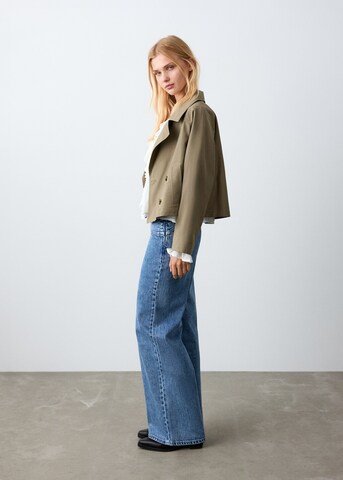 MANGO TEEN Wide leg Jeans 'Soft' in Blue