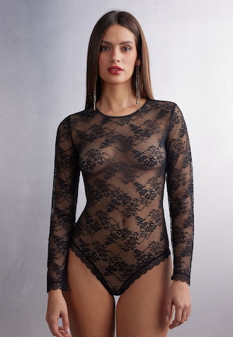 INTIMISSIMI Bodysuit 'INTRICATE SURFACE' in Black: front