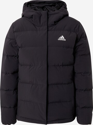 ADIDAS SPORTSWEAR Outdoorjacke 'Helionic Down' in Schwarz: predná strana