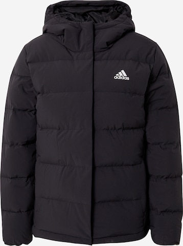 ADIDAS SPORTSWEAR Outdoor jacket 'Helionic Down' in Black: front