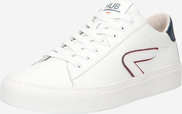 HUB - Zapatillas deportivas bajas 'Hook-Z' en blanco: frente