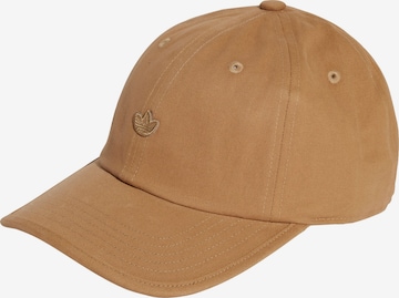 ADIDAS ORIGINALS Czapka z daszkiem 'Premium Essentials' w kolorze brązowy: przód