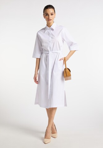 DreiMaster Klassik Košeľové šaty - biela