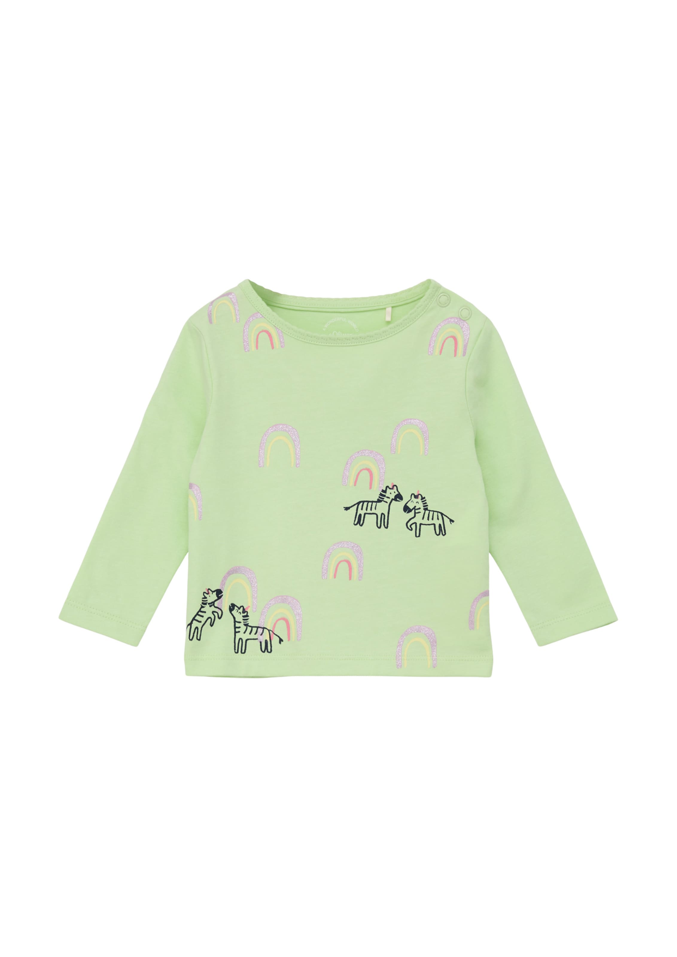 s.Oliver Shirt in Groen: voorkant