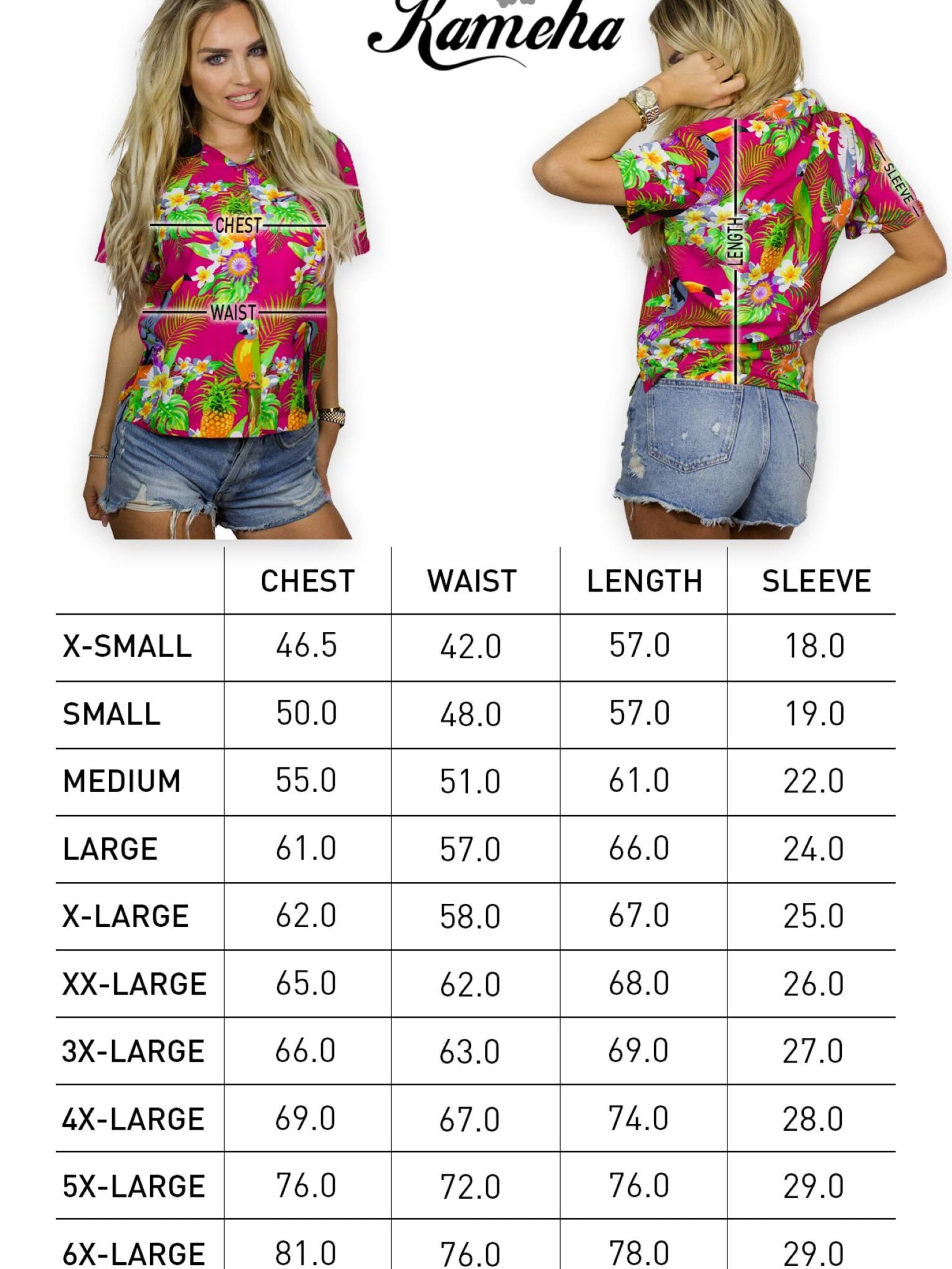 Camicia da donna 'Parrot Cockatoo' di King Kameha in rosa