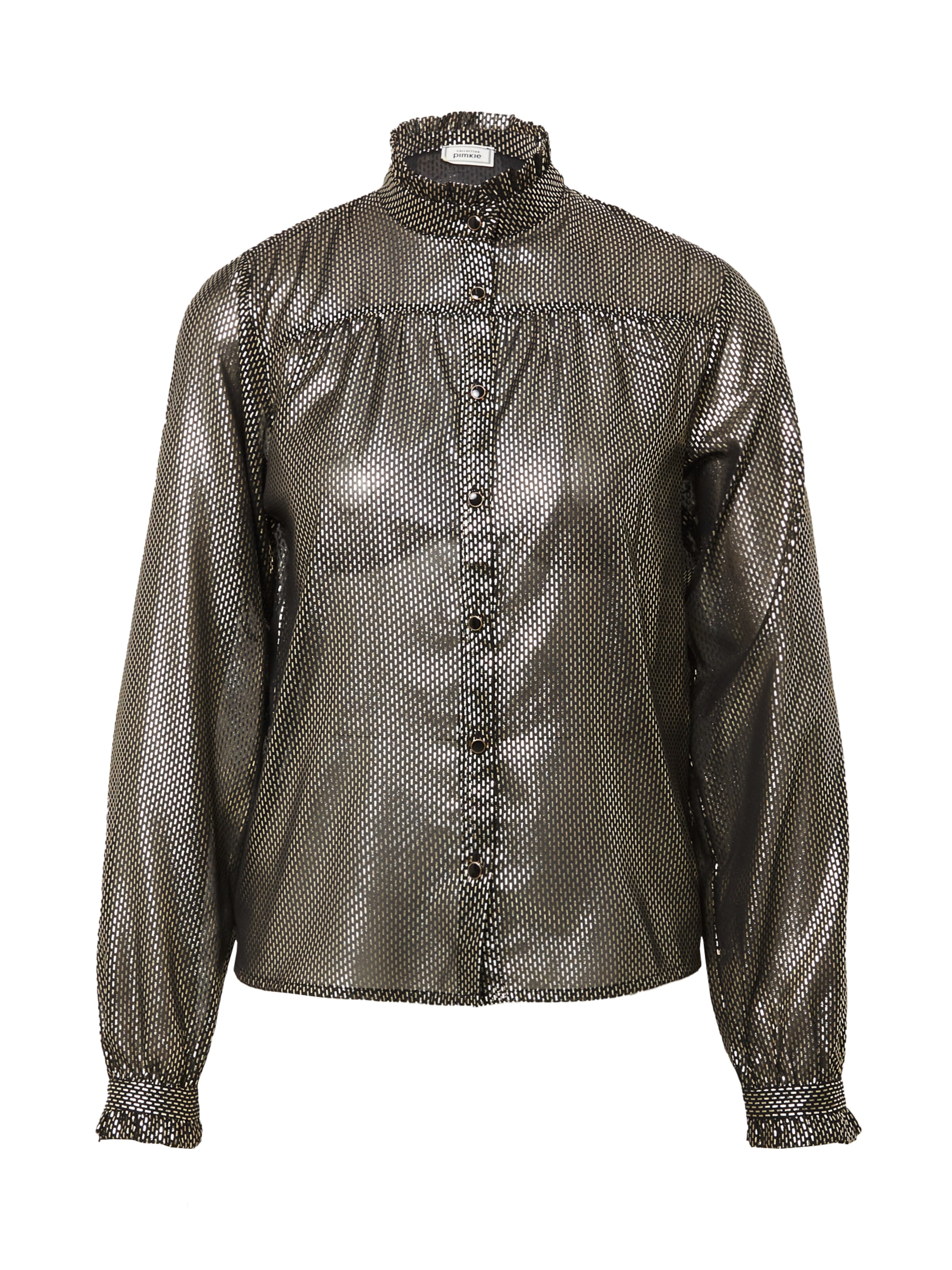 Chemisier 'SBICKEY' Pimkie en or : devant