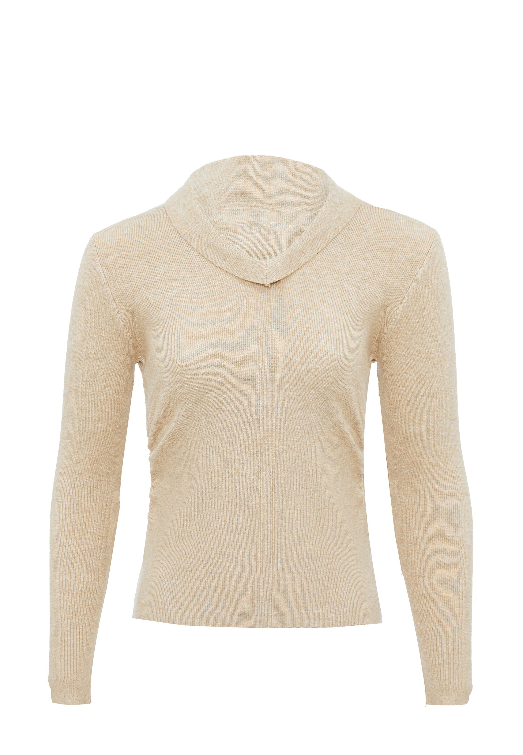 leo selection Sweater in Beige: front