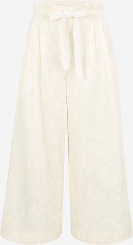 balta Guido Maria Kretschmer Women Plačios klešnės Kelnės 'Daphne': priekis