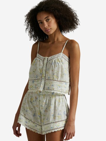 Polo Ralph Lauren Pyjama ' Floral Voile ' in Groen: voorkant