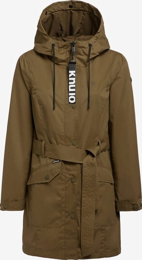 khujo Between-seasons parka 'LAUREN4' in Olive / Black / White, Item view