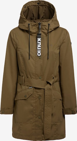 khujo Between-seasons parka 'LAUREN4' in Green: front