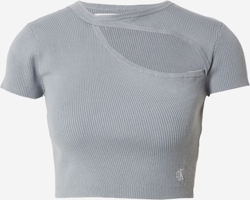 Calvin Klein Jeans Sweater in Grey: front