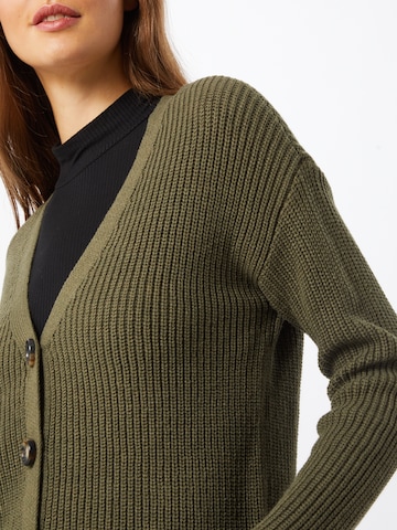 PIECES Knit Cardigan 'KARIE' in Green