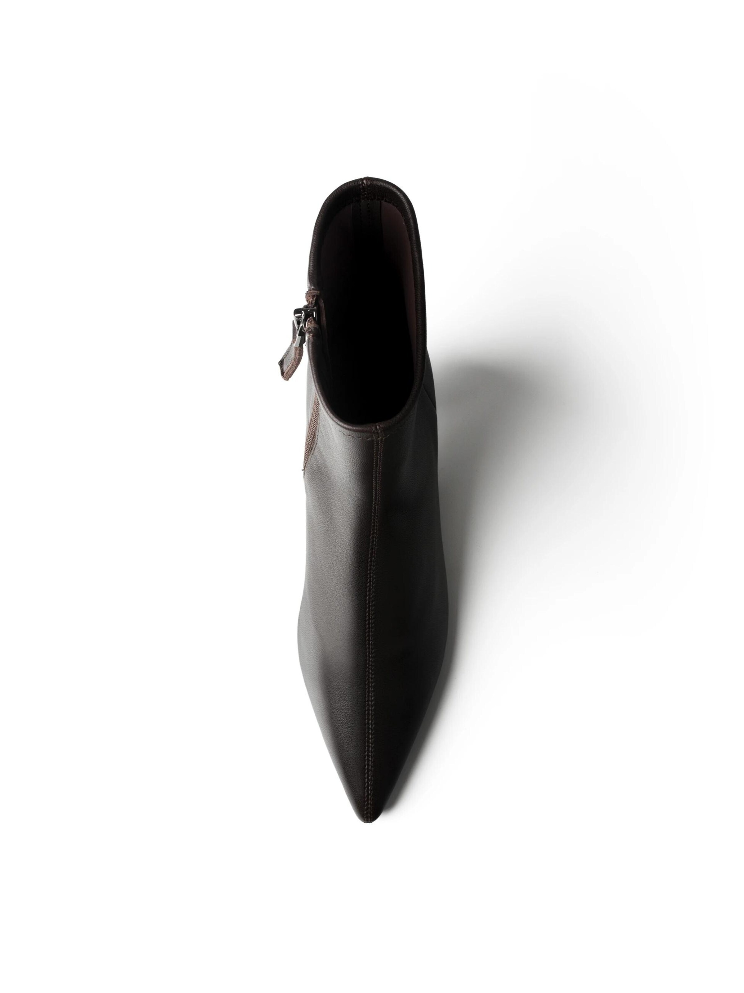 Cizme glezne 'RAW POWER SOUND' de la L37 HANDMADE SHOES pe maro