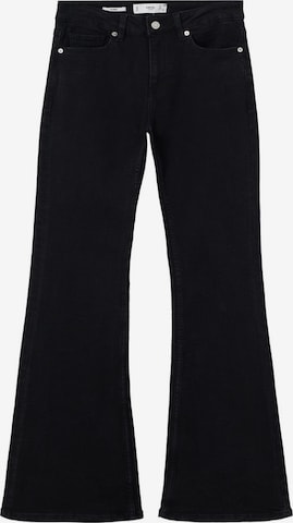 MANGO Flared Jeans in Black: front