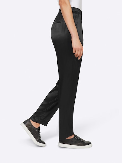 heine Pantalon en noir, Vue avec produit