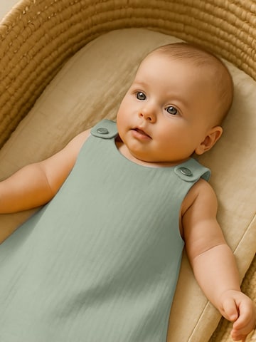 PAPATE - Saco de dormir 'Organic Cotton Summer Sleeping Bag' en verde