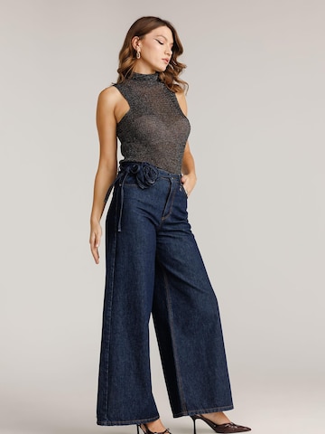 Largi Jeans de la Dixie pe albastru
