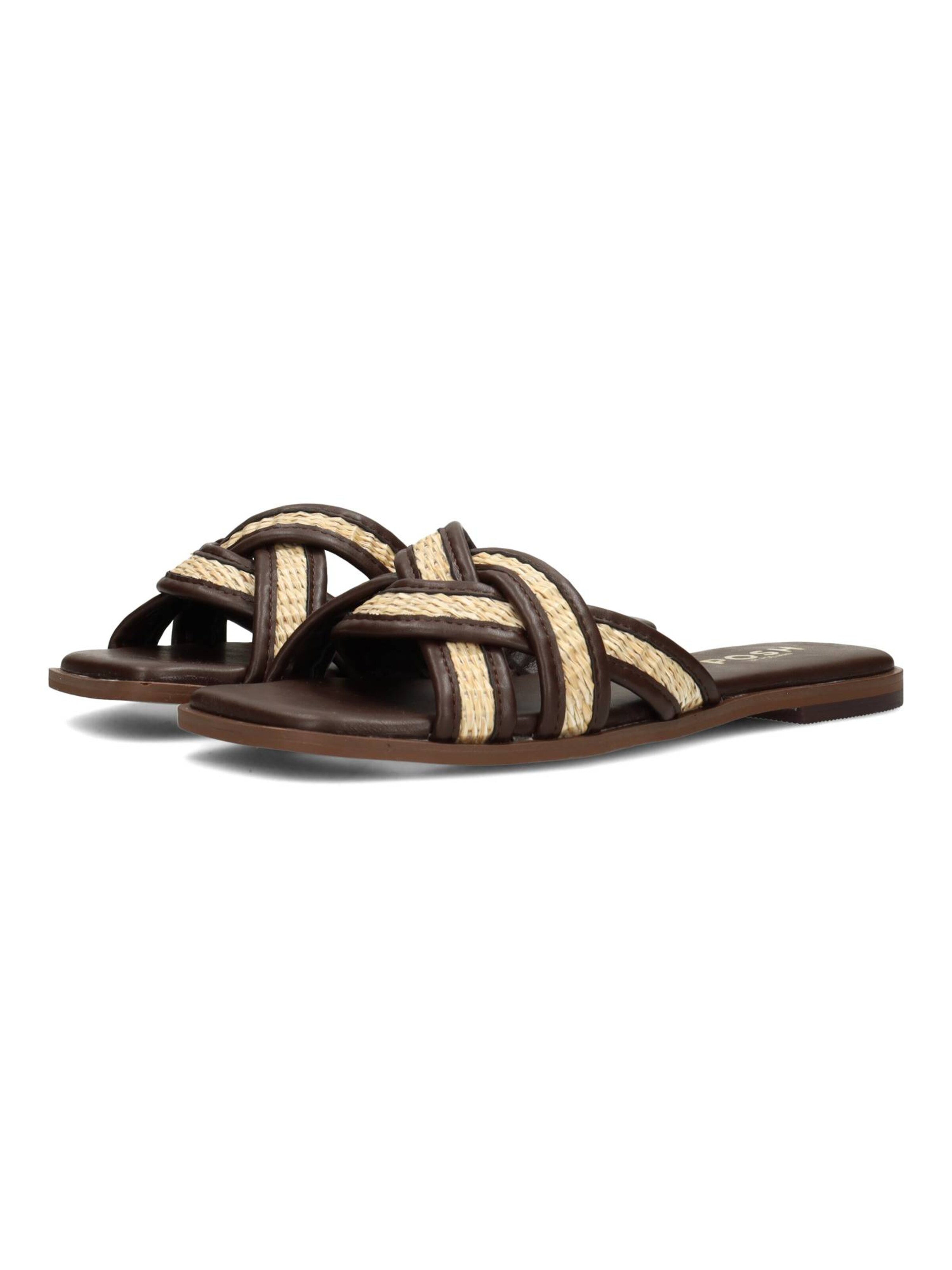 Mule 'Sienna' POSH by Poelman en marron