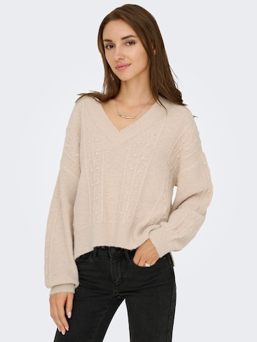 JDY Trui 'SIGRID' in Beige