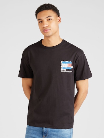 T-Shirt Tommy Jeans en noir : devant