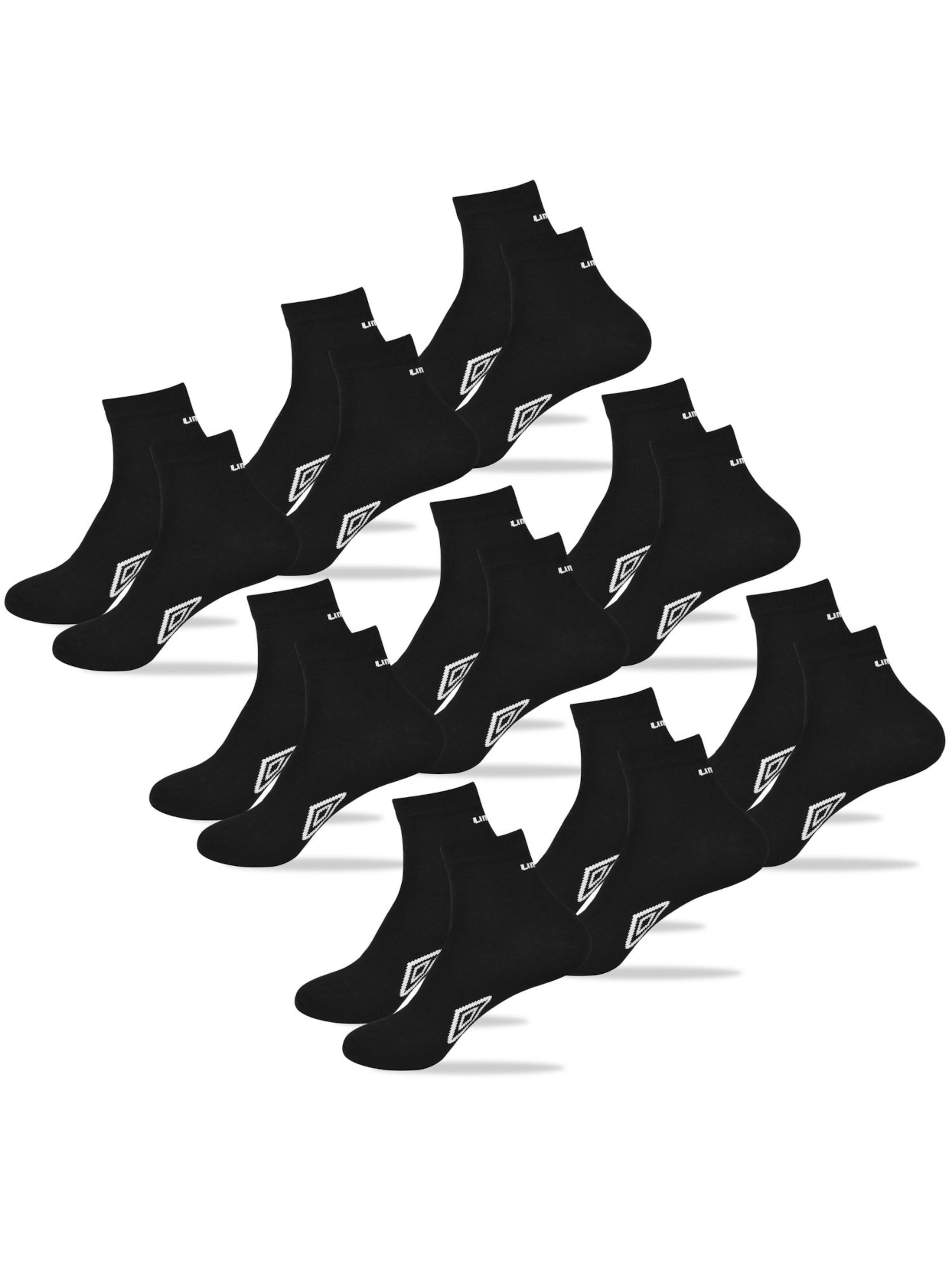 UMBRO Sokken in Zwart: voorkant