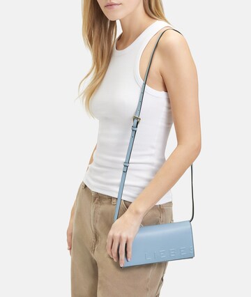 Liebeskind Berlin Clutch in Blauw: voorkant