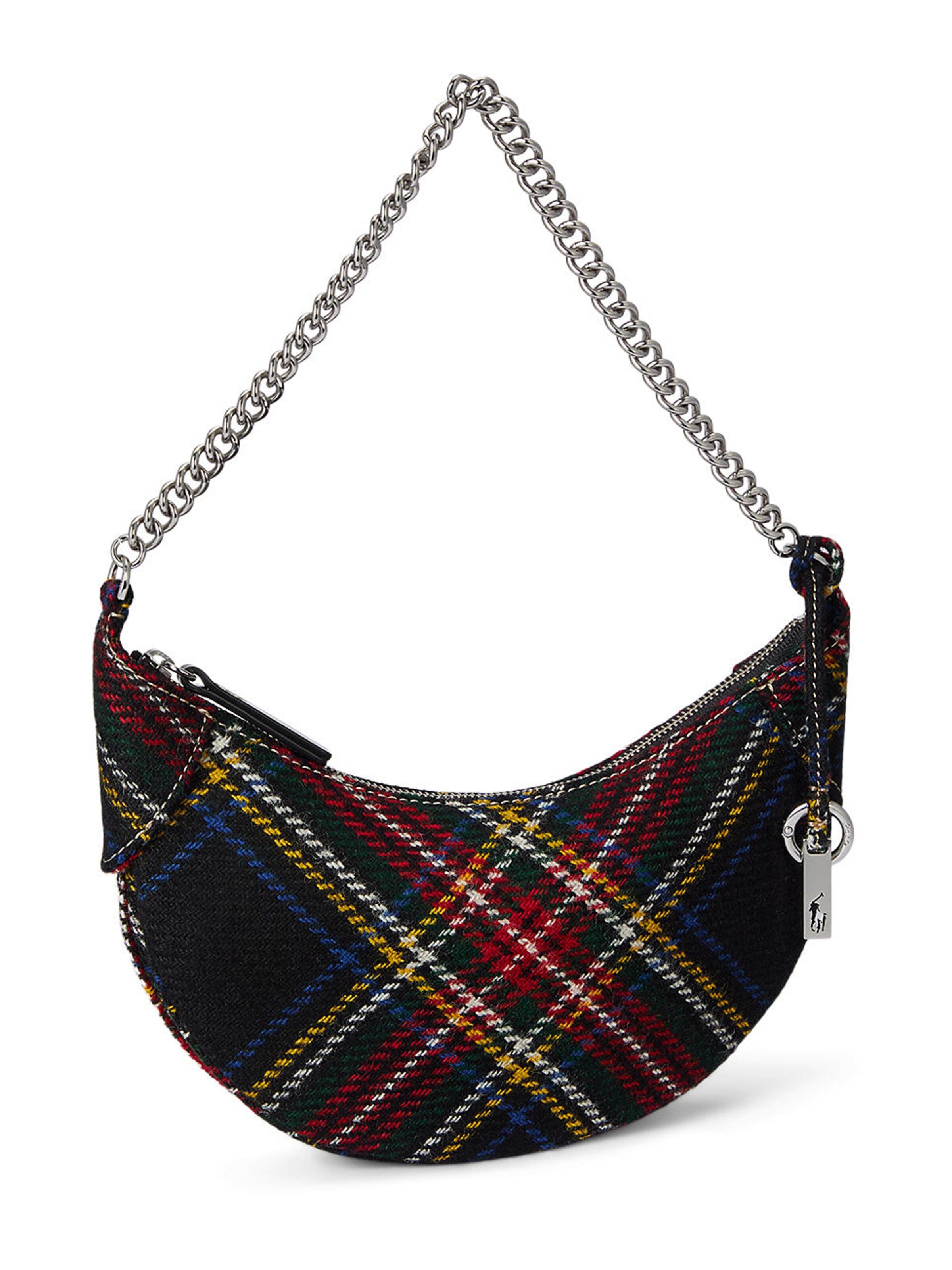 Polo Ralph Lauren Olkalaukku 'TARTAN-P' värissä punainen