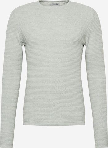 JACK & JONES Sweater 'THEO' in Grey: front