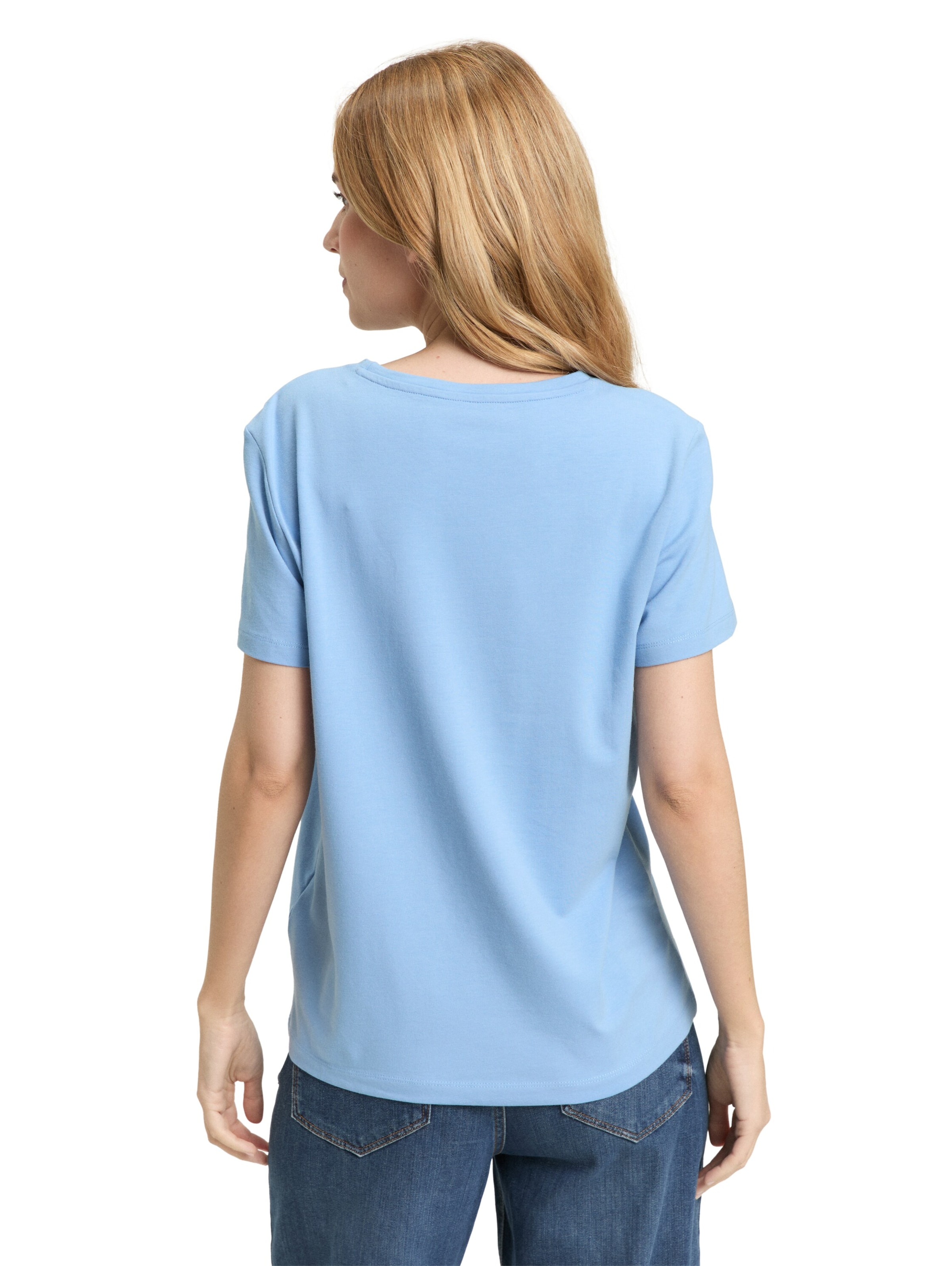 TOM TAILOR Tričko - Modrá