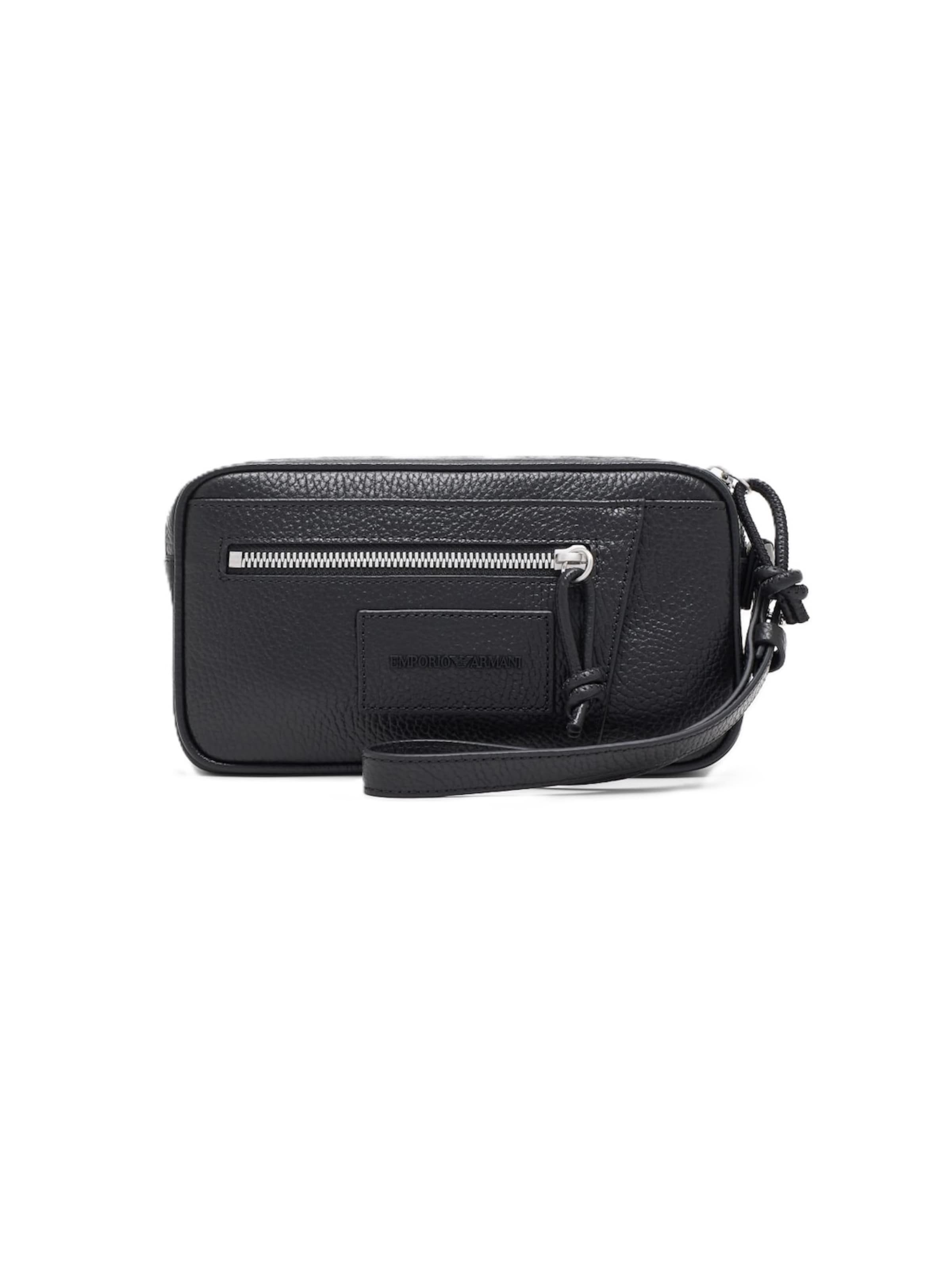 Borsa a tracolla 'EM000955 AF13396' di Emporio Armani in nero: frontale