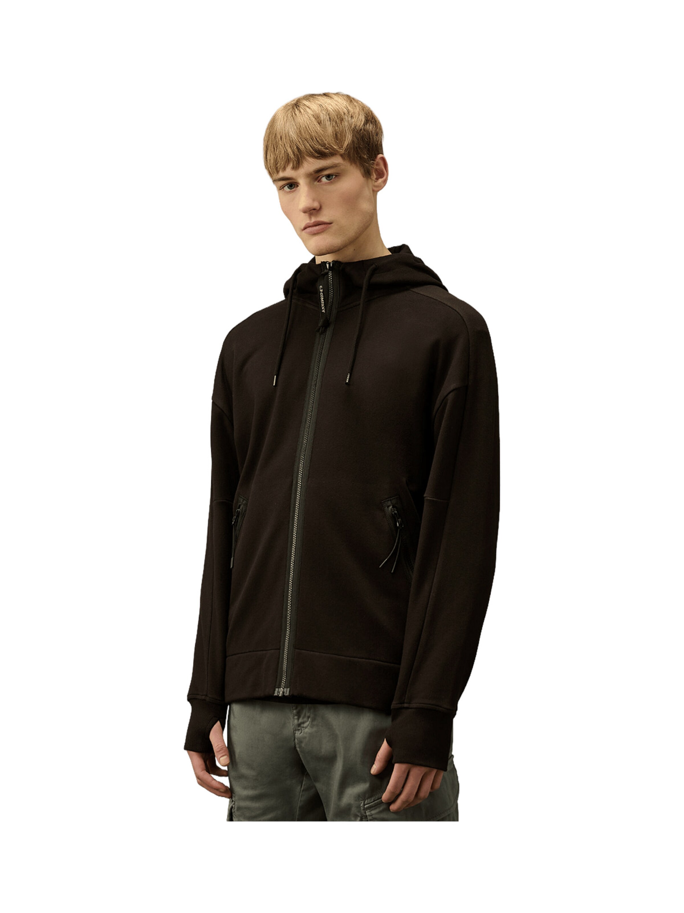C.P. Company Sweat jacket in Black: front