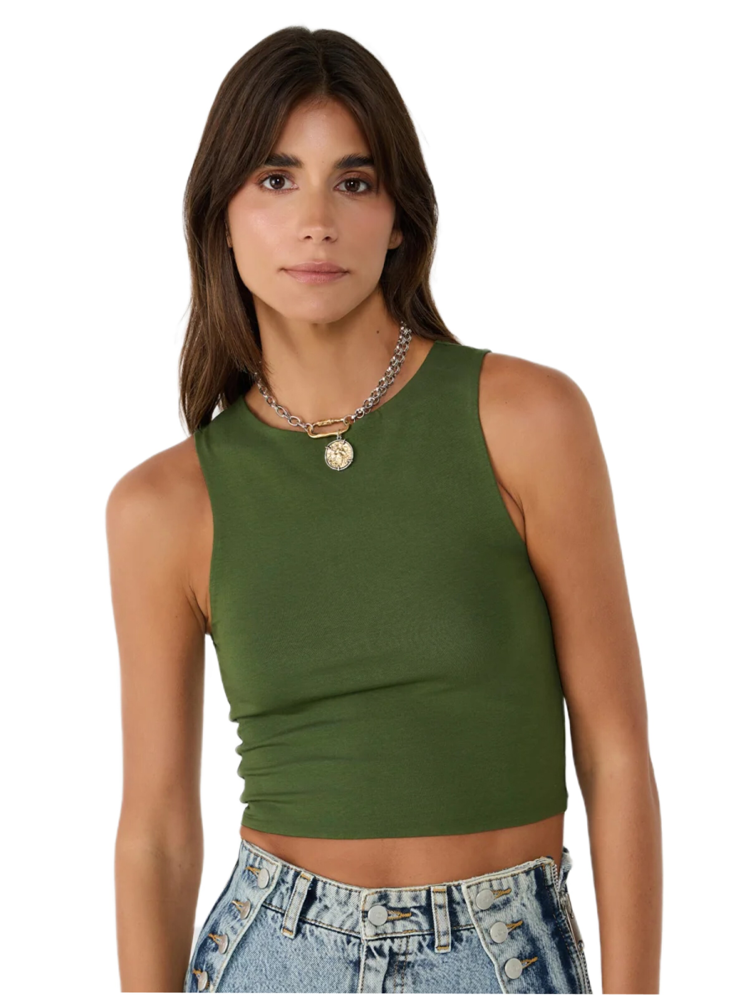 Haut No Matter What en vert : devant