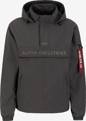 ALPHA INDUSTRIES Átmeneti dzseki - szürke: elől