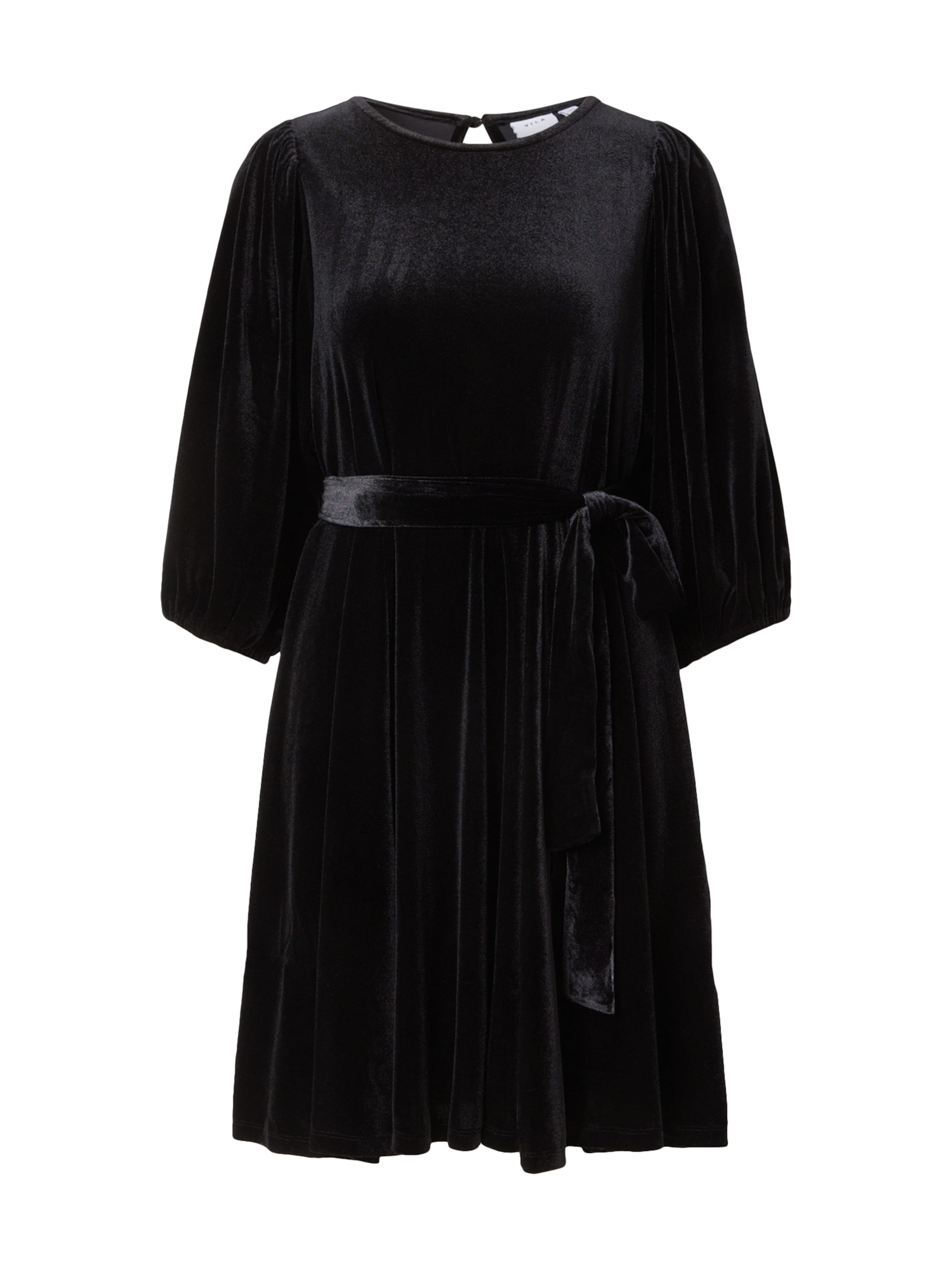 VILA Рокля в черно: отпред