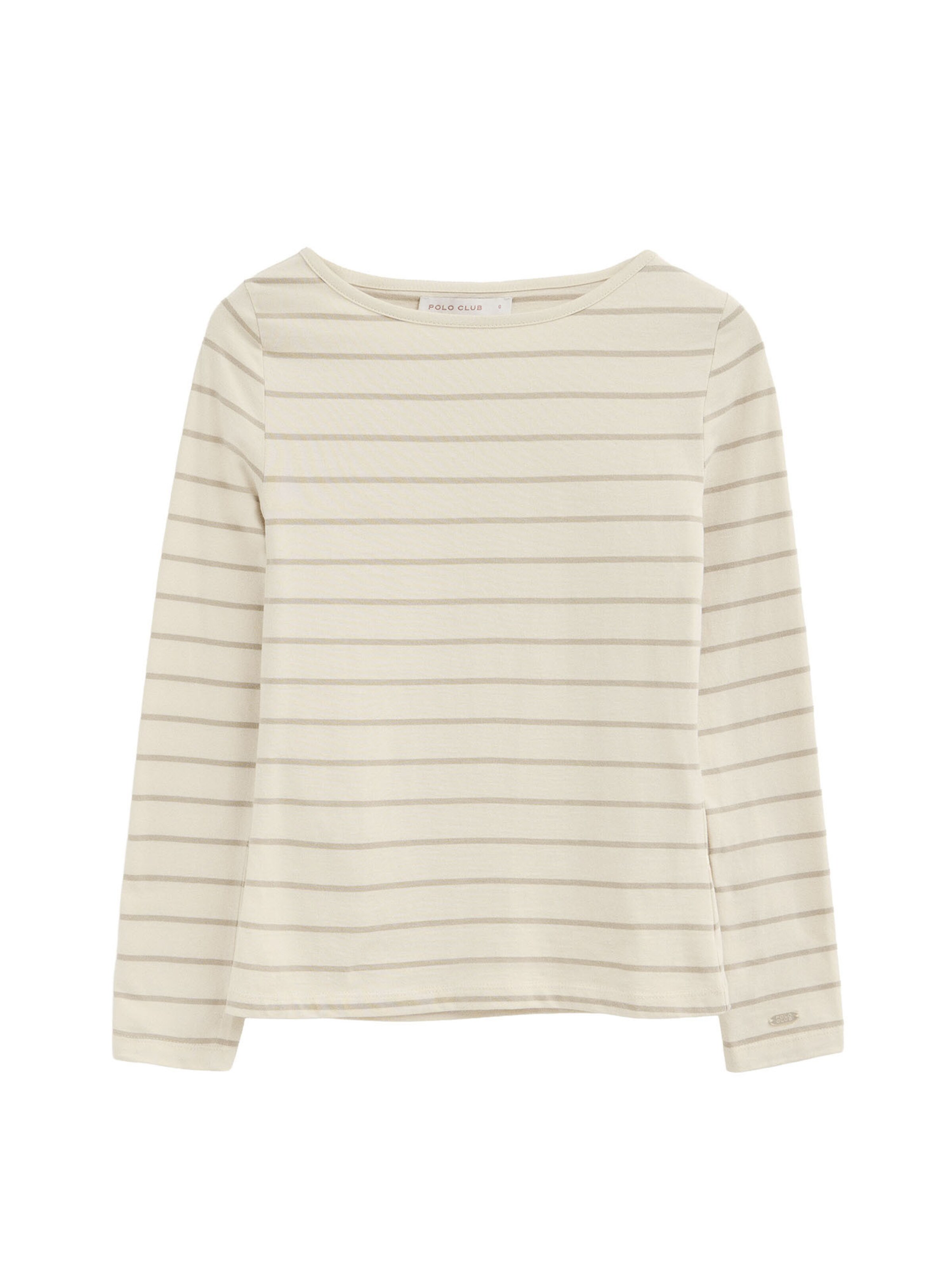 Polo Club Shirt 'MARIOLE' in Beige: front