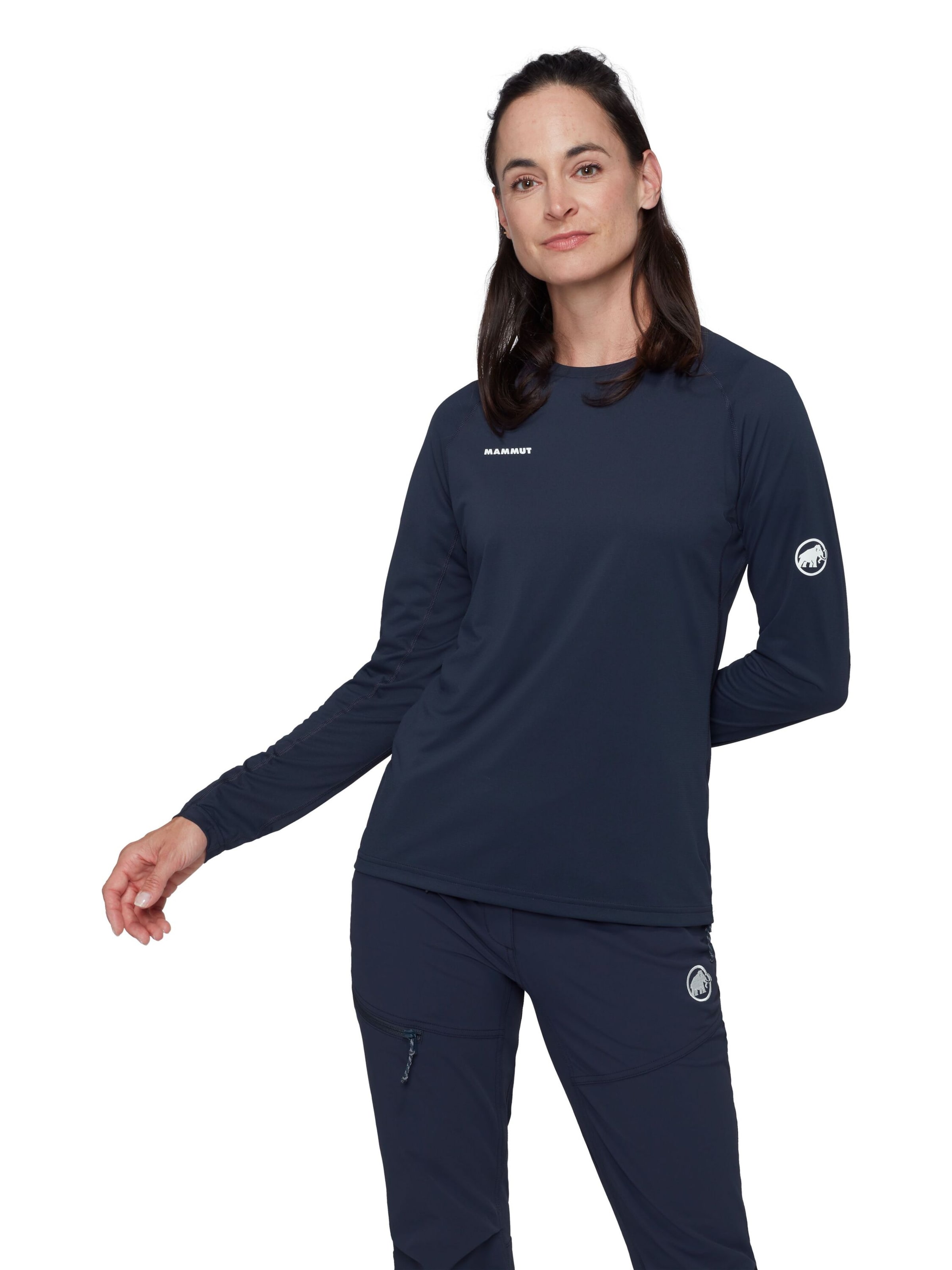 MAMMUT Performance Shirt in Blue: front