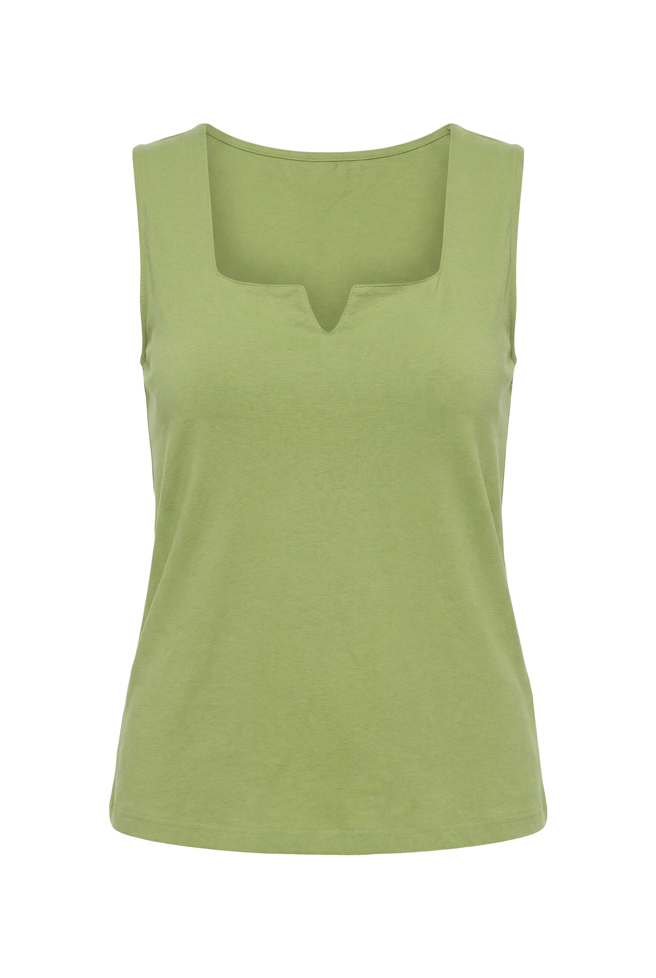 Ulla Popken Stricktop in Grün: Vorderseite