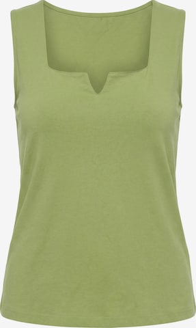 Ulla Popken Stricktop in Grün: Vorderseite