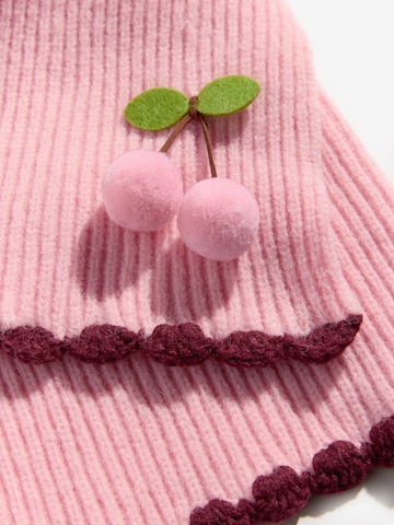 love & roses Шарф в Ярко-розовый