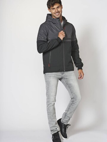 Veste d’hiver 'Jägerin Jägerin' KOROSHI en gris