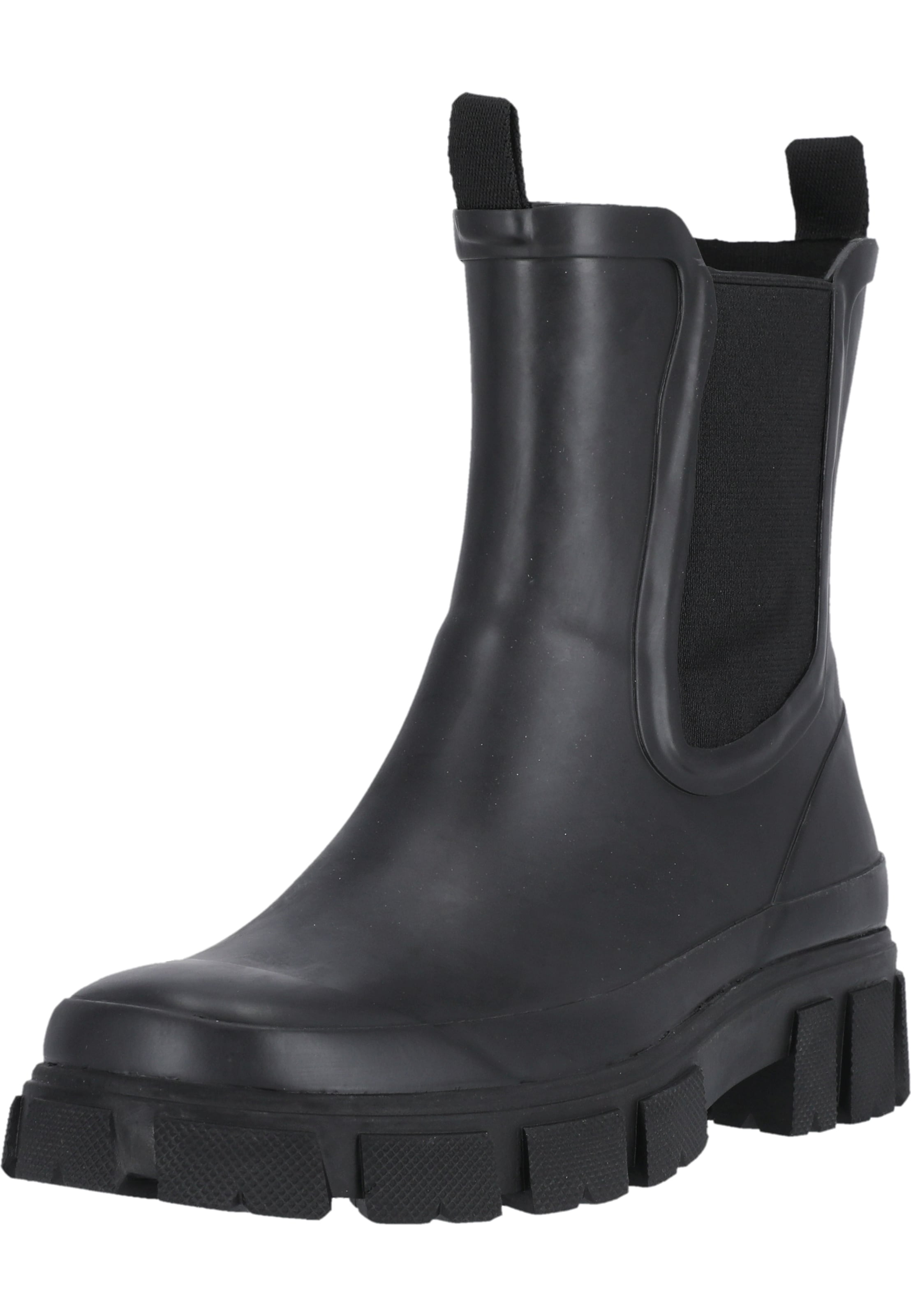 Athlecia Rubber boot 'Teya' in Black: front