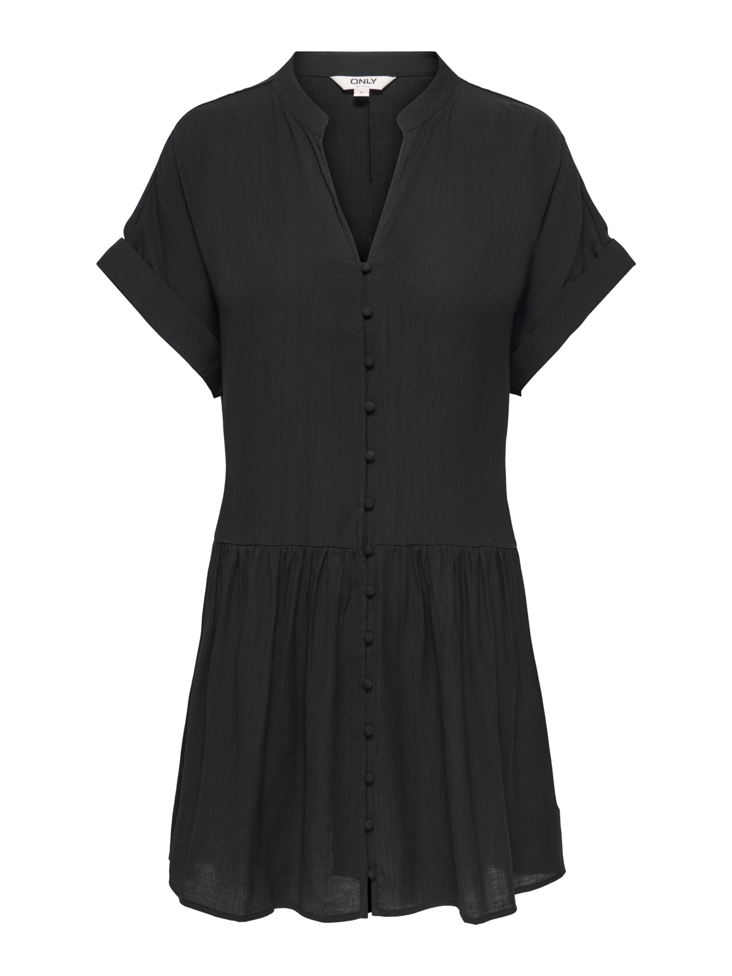 ONLY - Vestido camisero 'ONLELODY MIKASI' en negro: frente