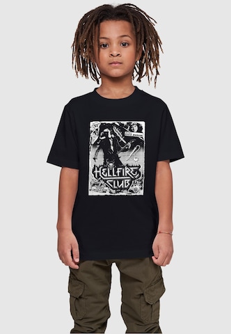 ABSOLUTE CULT T-Shirt 'Stranger Things - Eddie Hellfire Club' in Schwarz: Vorderseite