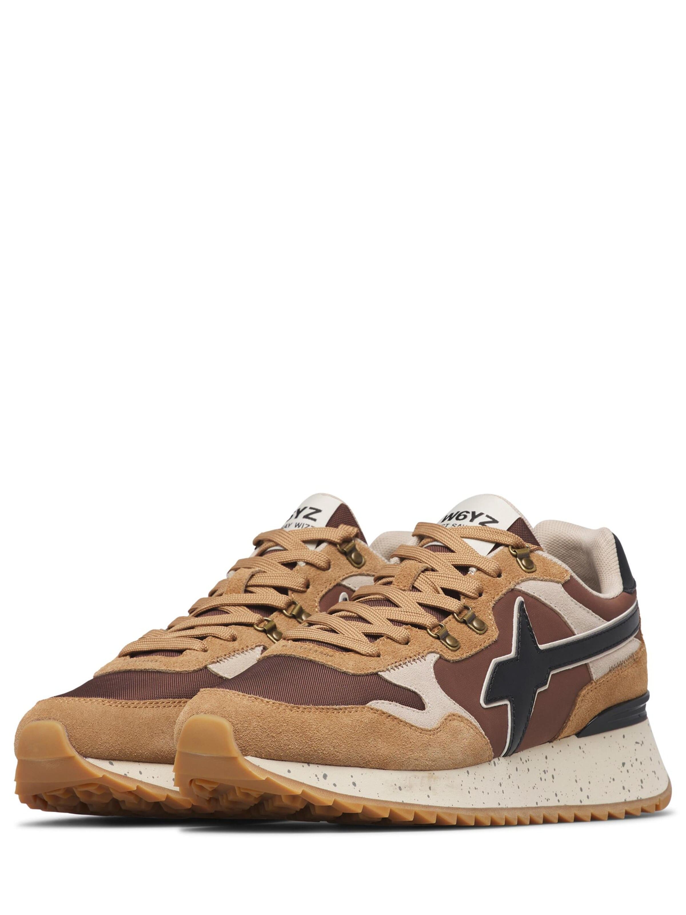 W6YZ Sneakers laag 'YAK-M.' in Bruin