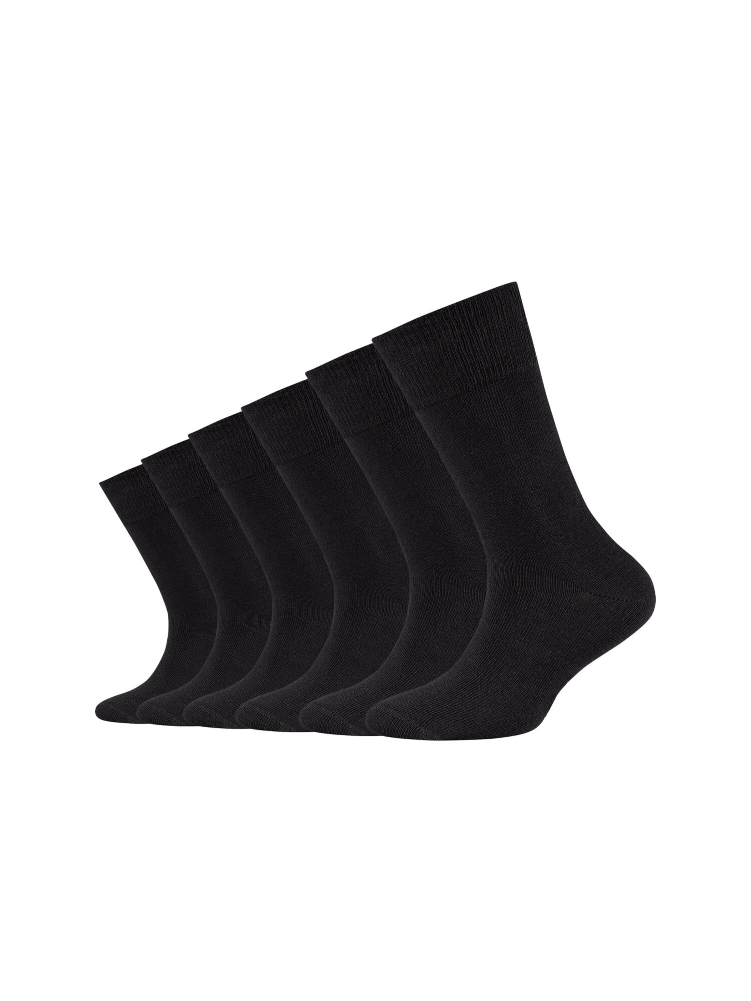 camano Socks in Black: front