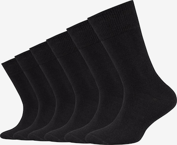 camano Socks in Black: front